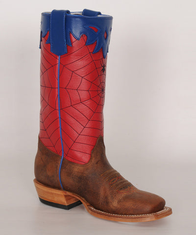 "Spider-man" Child's Boot, Style # OK42 - Red/Blue/Spiderweb